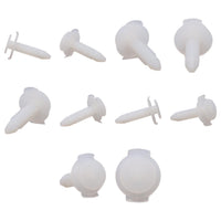 Fästclips – 10-pack – Svart