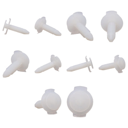 Fästclips – 10-pack – Svart