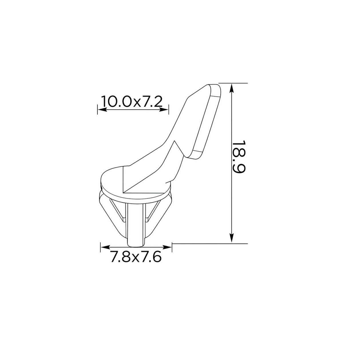 Fästclips – 10-pack