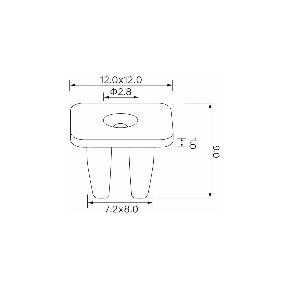 Fästclips – 10-pack