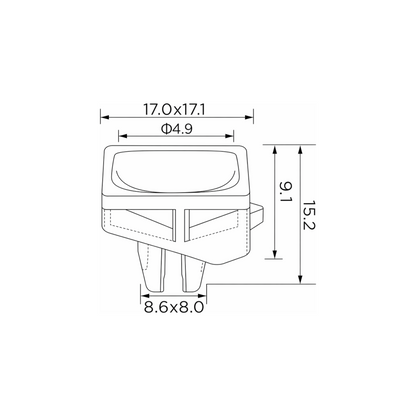 Fästclips – 10-pack