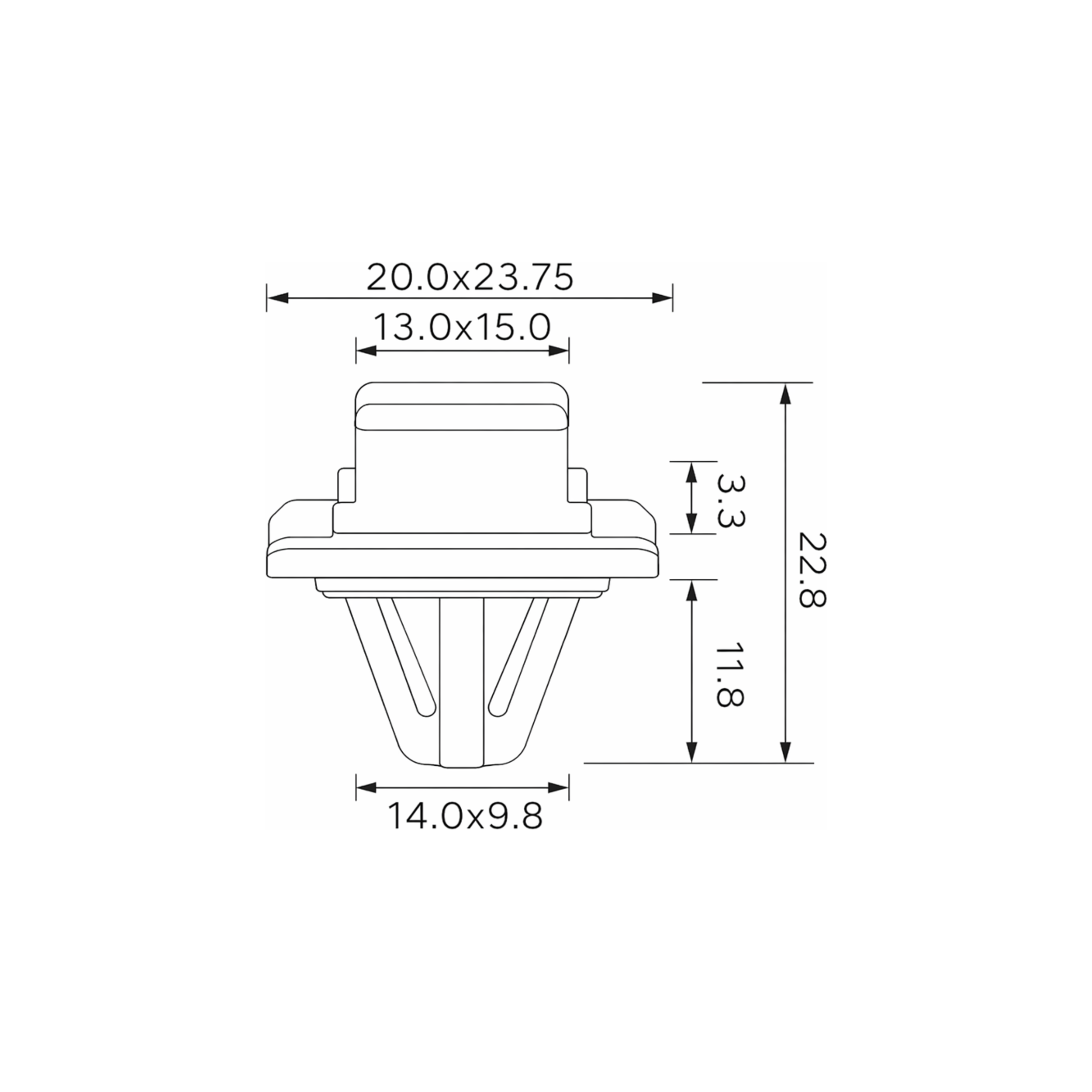 Fästclips – 10-pack
