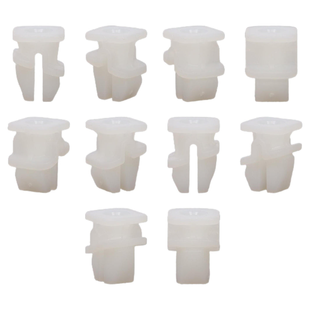 Fästclips – 10-pack – Svart