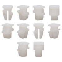 Fästclips – 10-pack – Svart