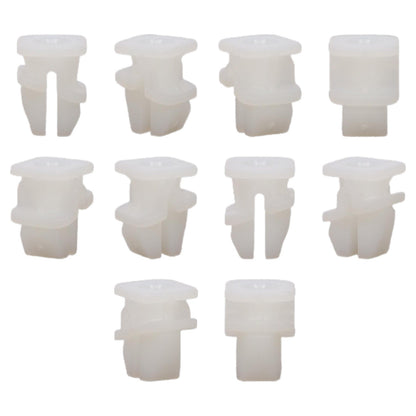 Fästclips – 10-pack – Svart