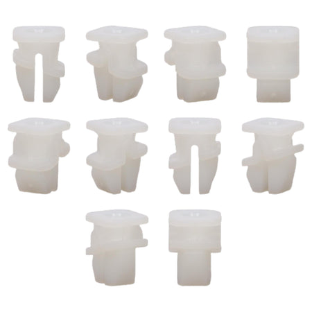 Fästclips – 10-pack – Svart
