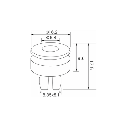 Fästclips – 10-pack