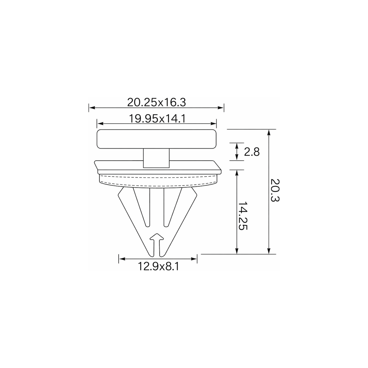 Fästclips – 10-pack