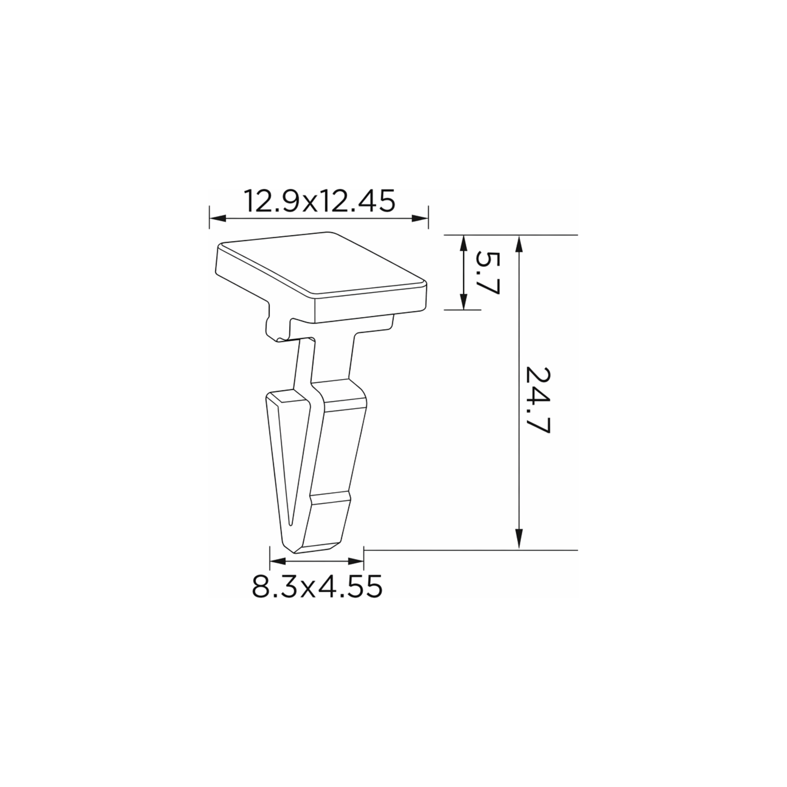 Fästclips Lexus Ls/Rx m.fl. – 10-pack