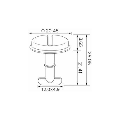 Fästclips BMW 3/7 m.fl. – 10-pack