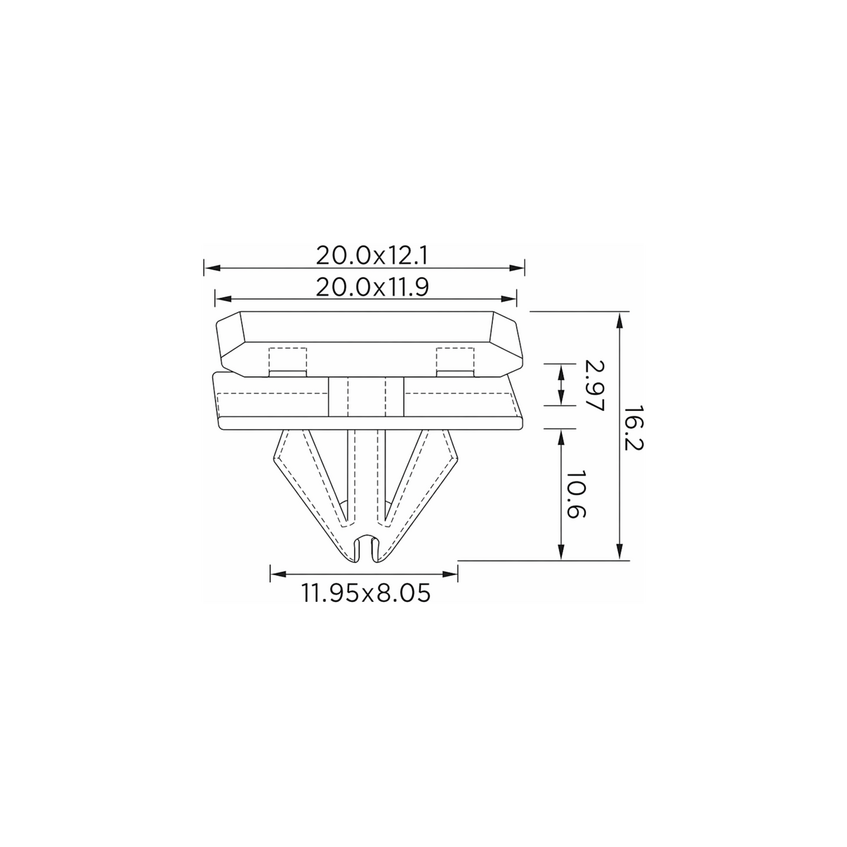 Fästclips – 10-pack – Stabil montering