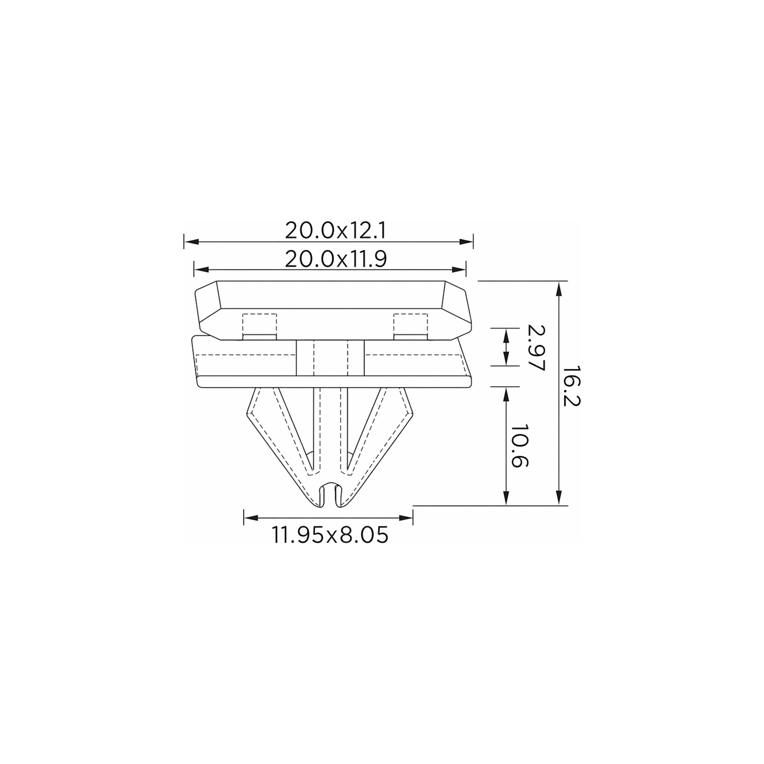 Fästclips – 10-pack – Stabil montering
