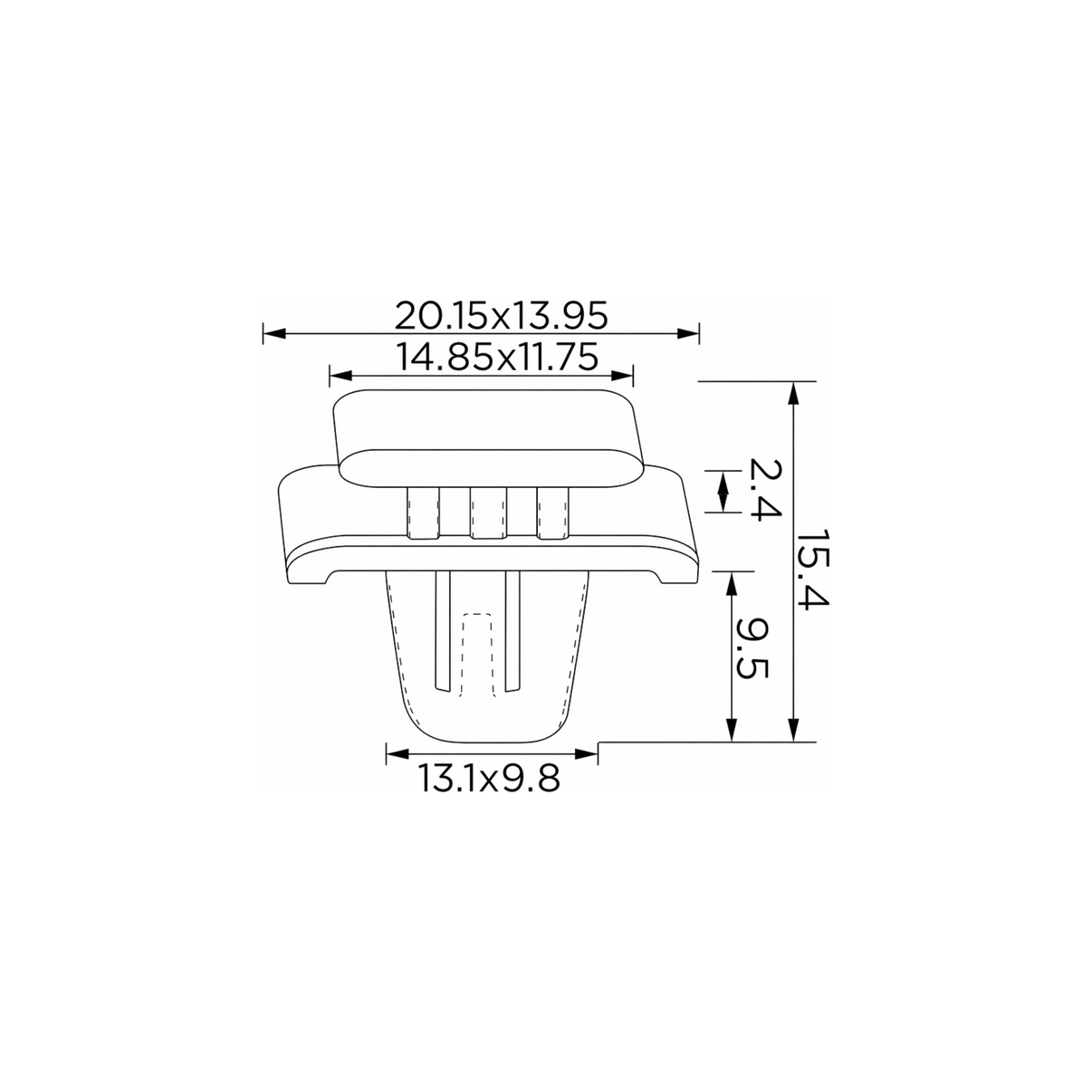 Fästclips Honda Cr-V II/Cr-V I