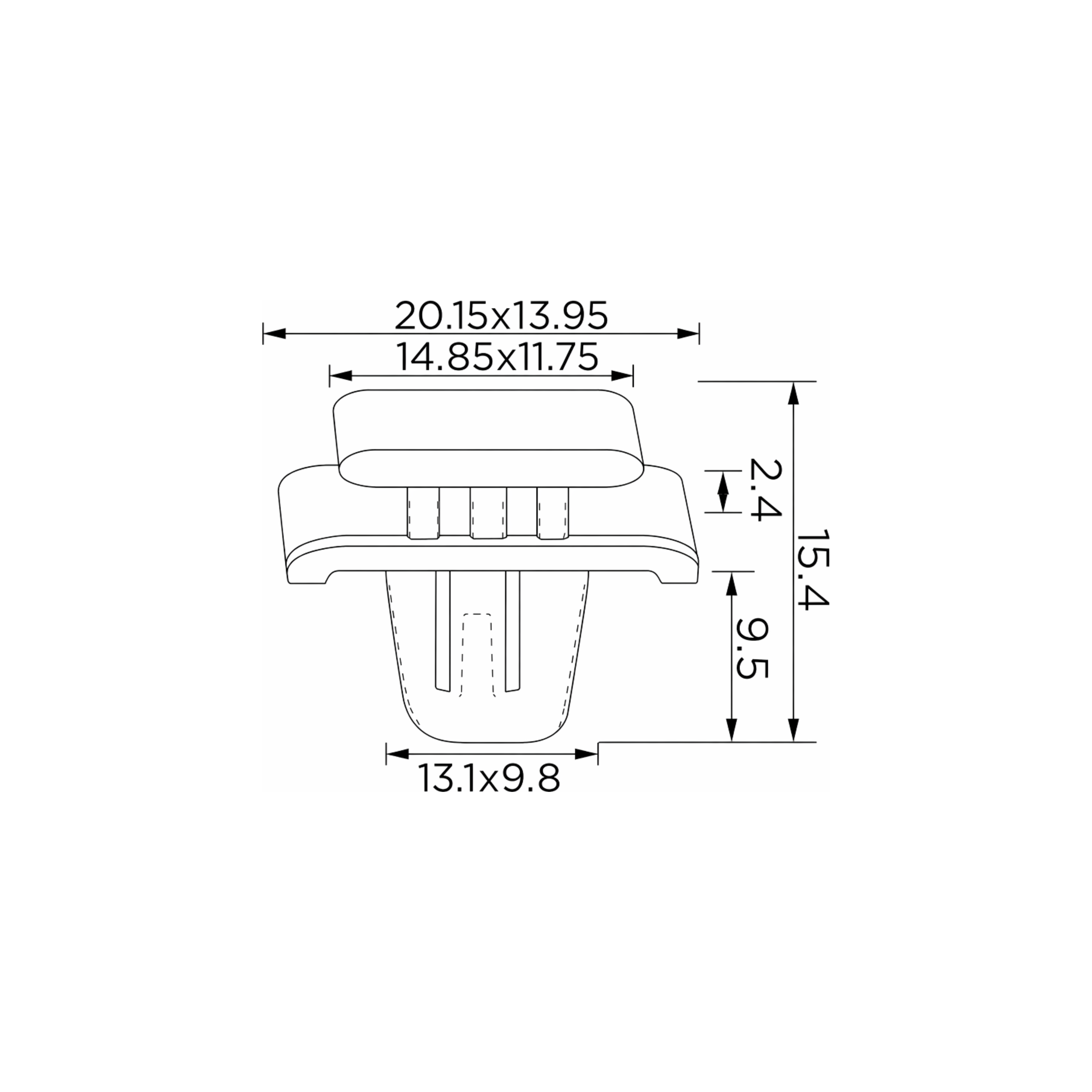 Fästclips Honda Cr-V II/Cr-V I