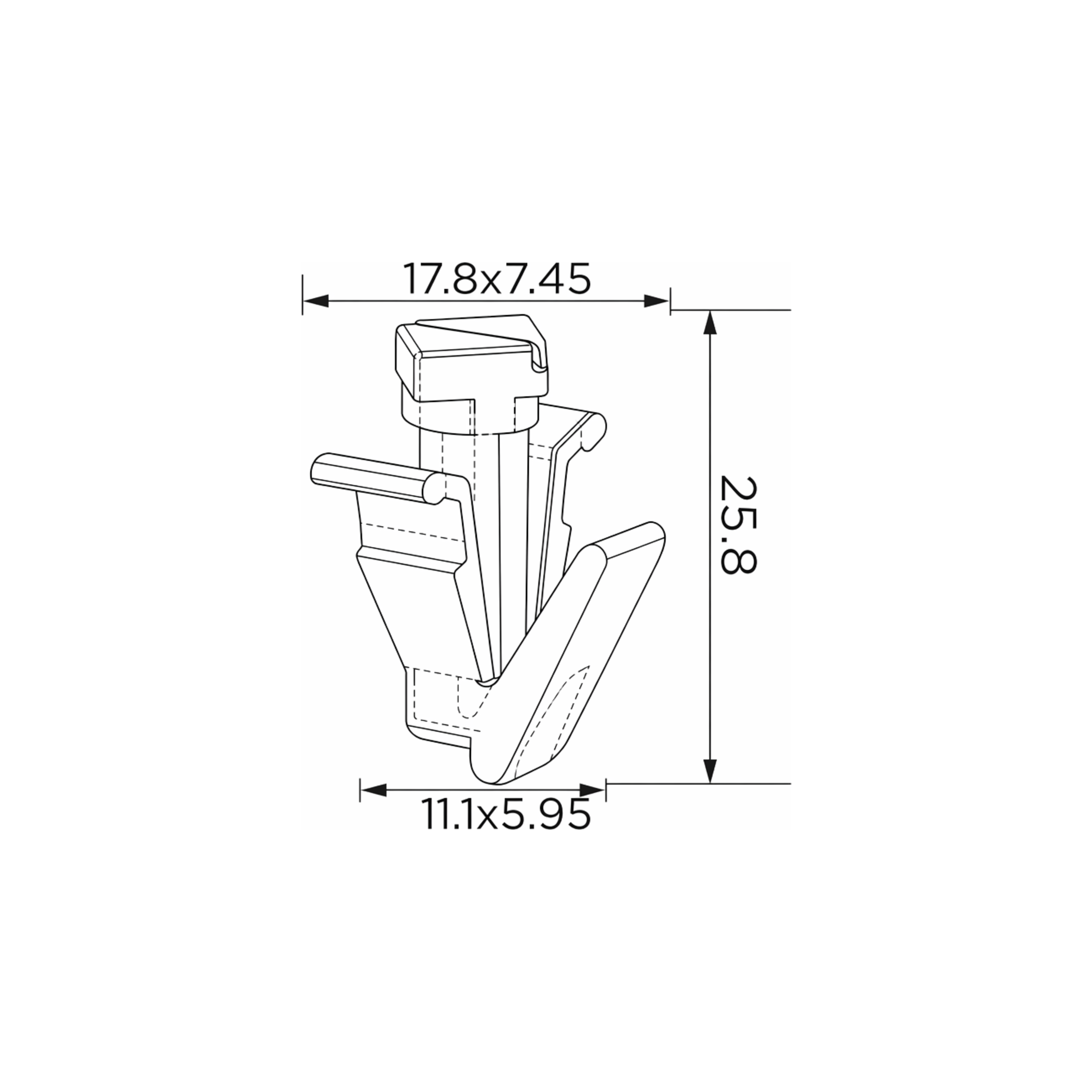Fästclips – 10-pack – Stabil montering