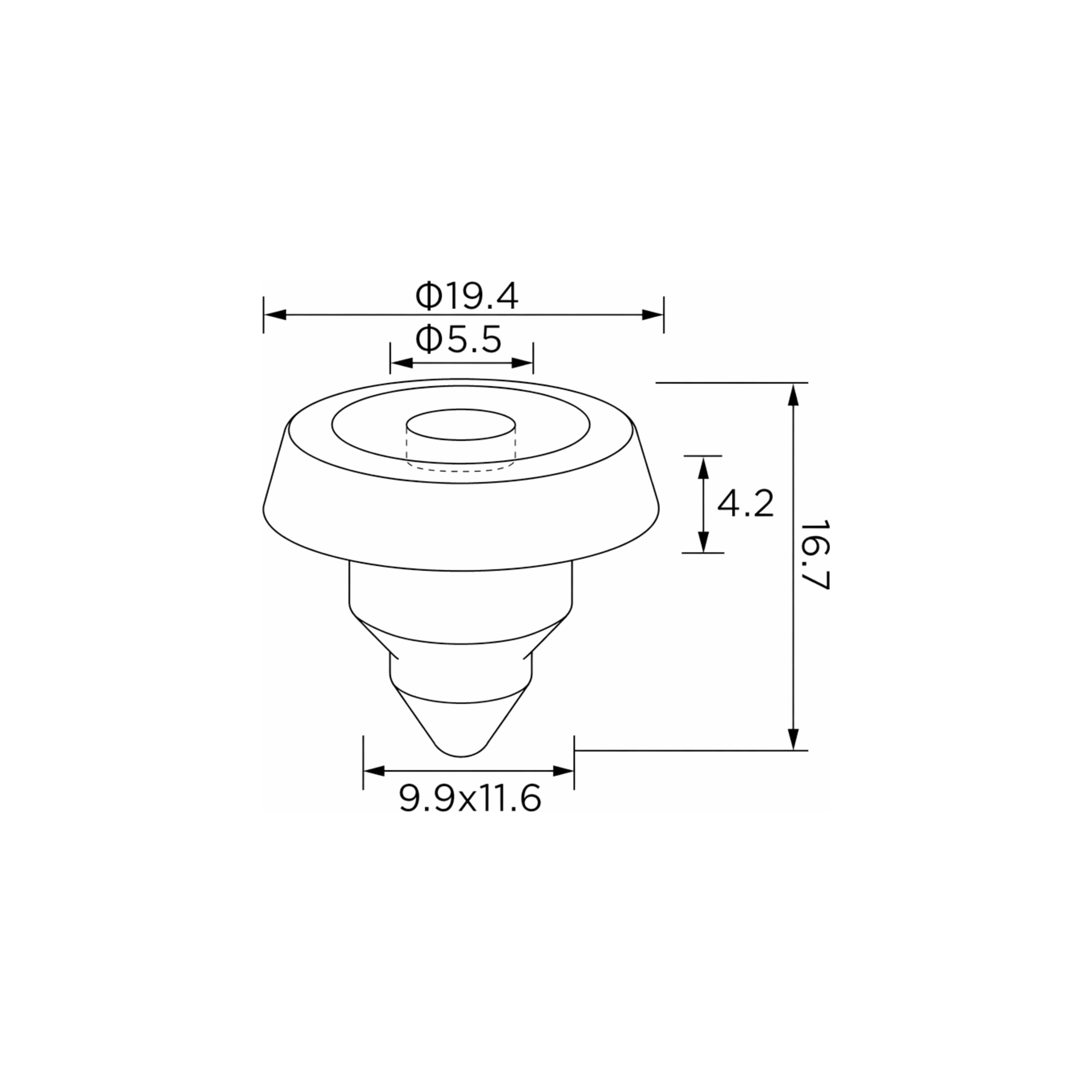 Fästclips Audi A1/A1 Sportback m.fl. – 10-pack
