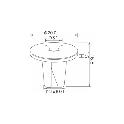 Fästclips Mazda 2/3 m.fl. – 10-pack