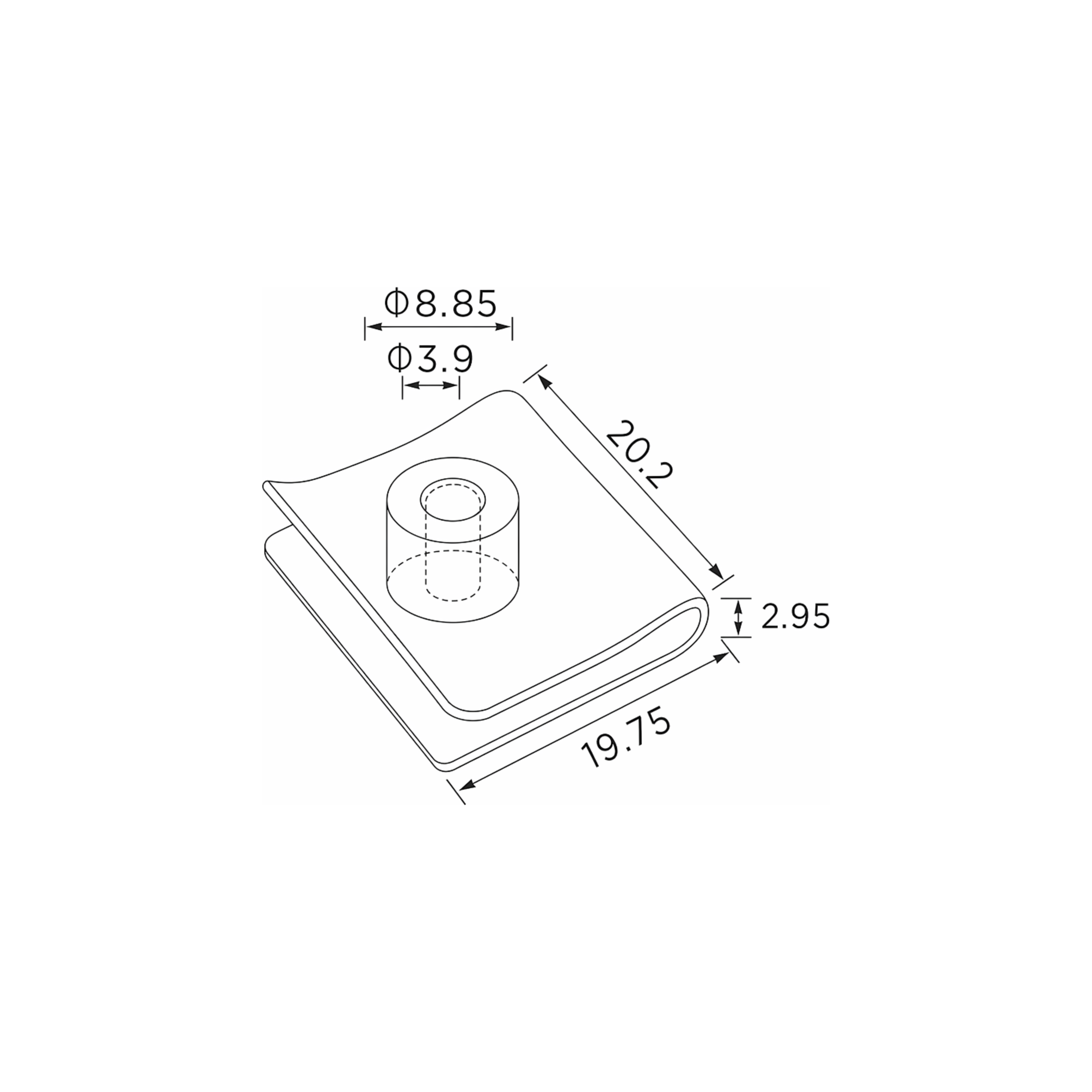 Fästclips – 10-pack – Typ U