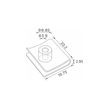Fästclips – 10-pack – Typ U