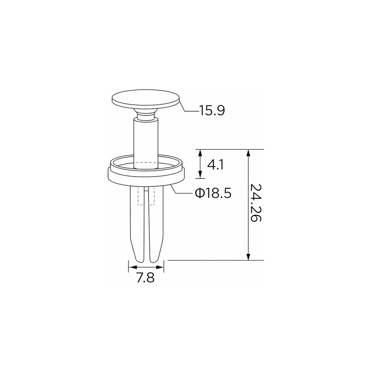Fästclips Chrysler 200/300C m.fl. – Stabil montering