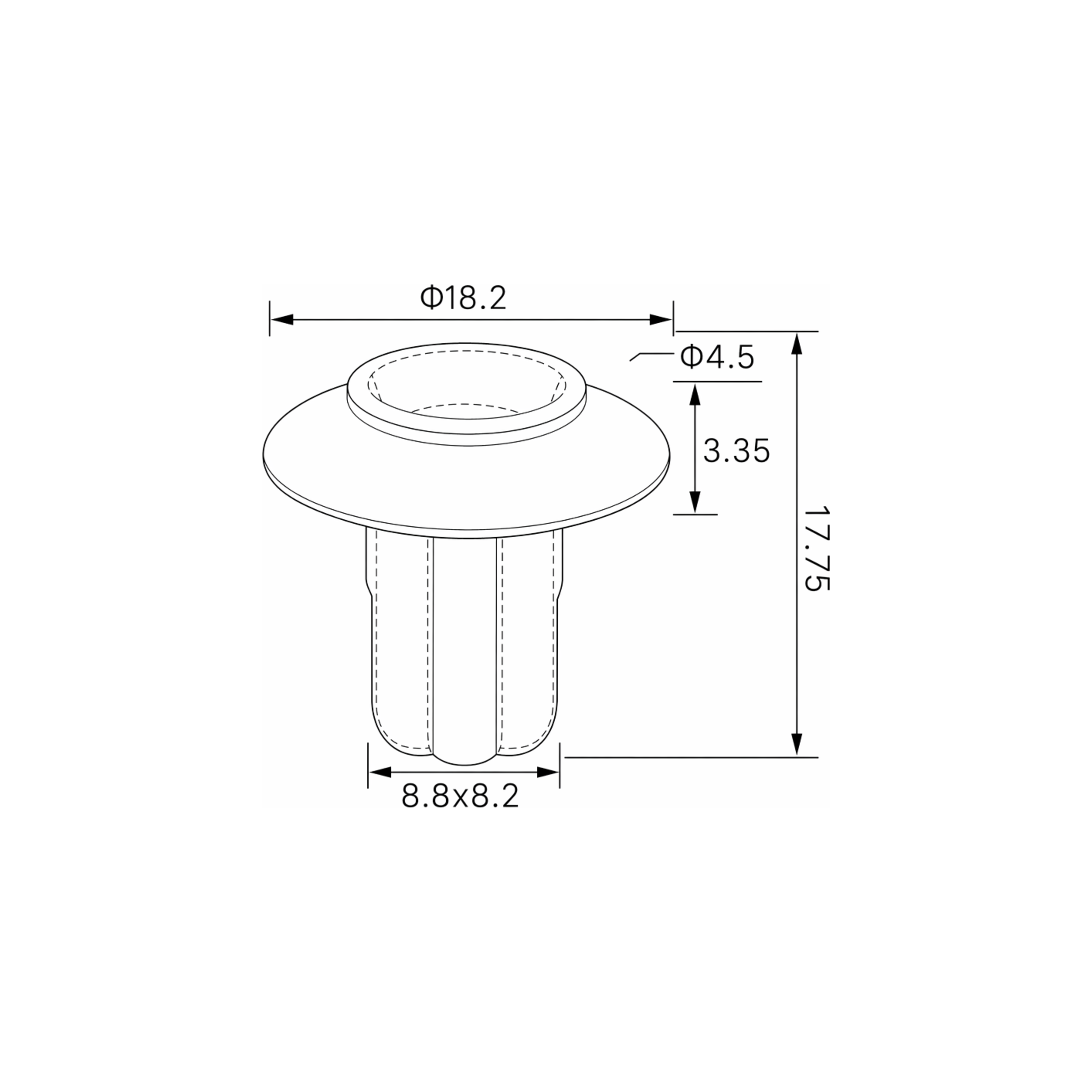Fästclips – 10-pack