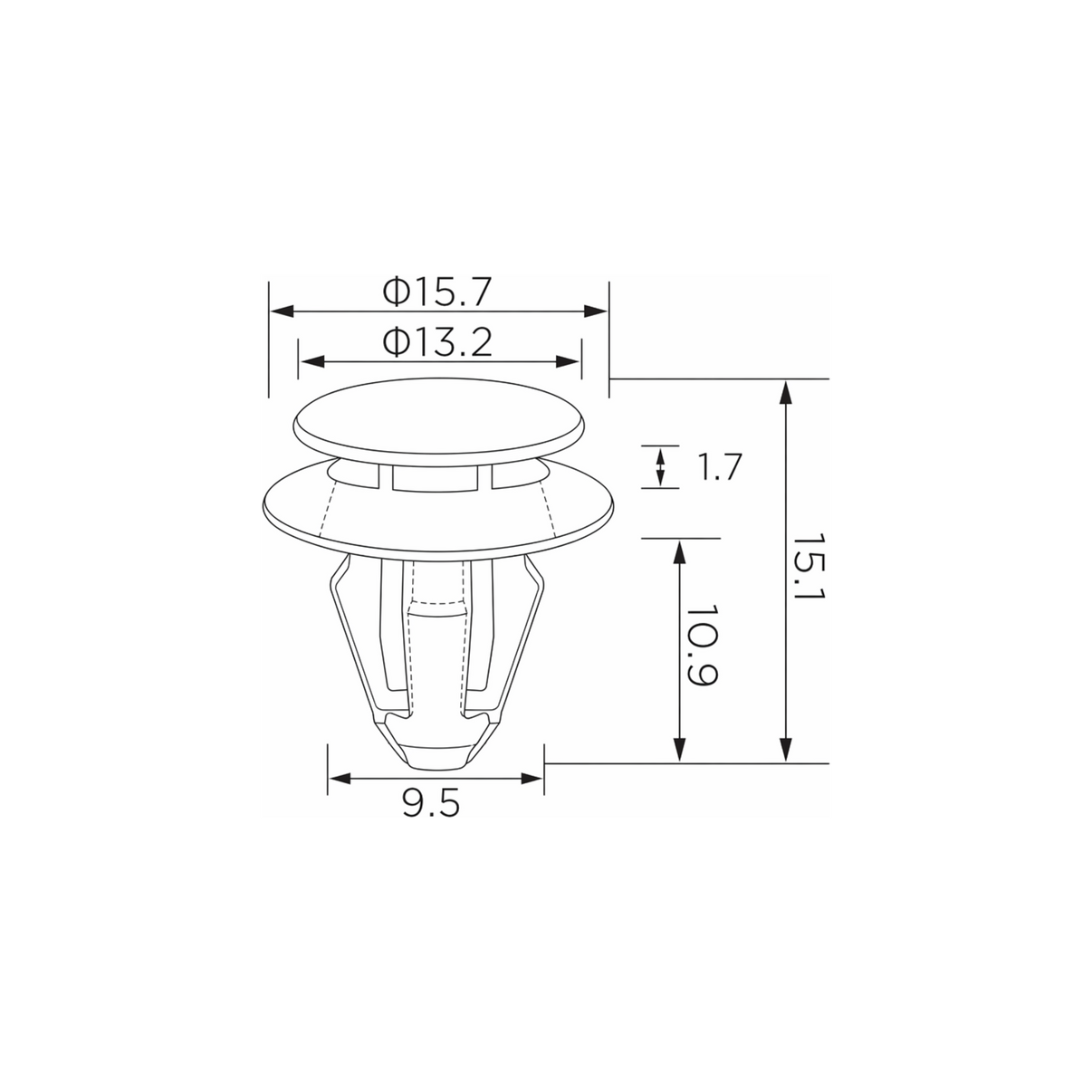 Fästclips – Stabil montering