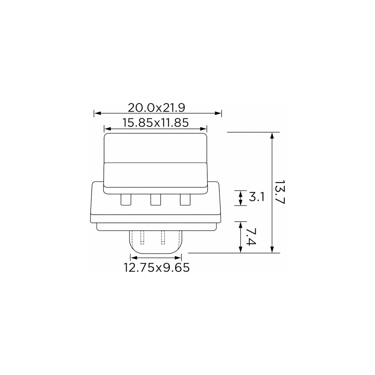 Fästclips Honda CIVIC VIII/Jazz II – 10-pack