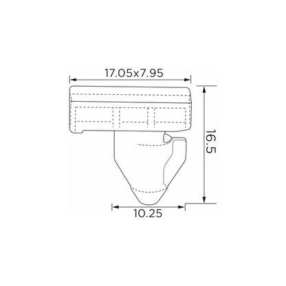 Fästclips Nissan Juke/Qashqai II m.fl. – 10-pack
