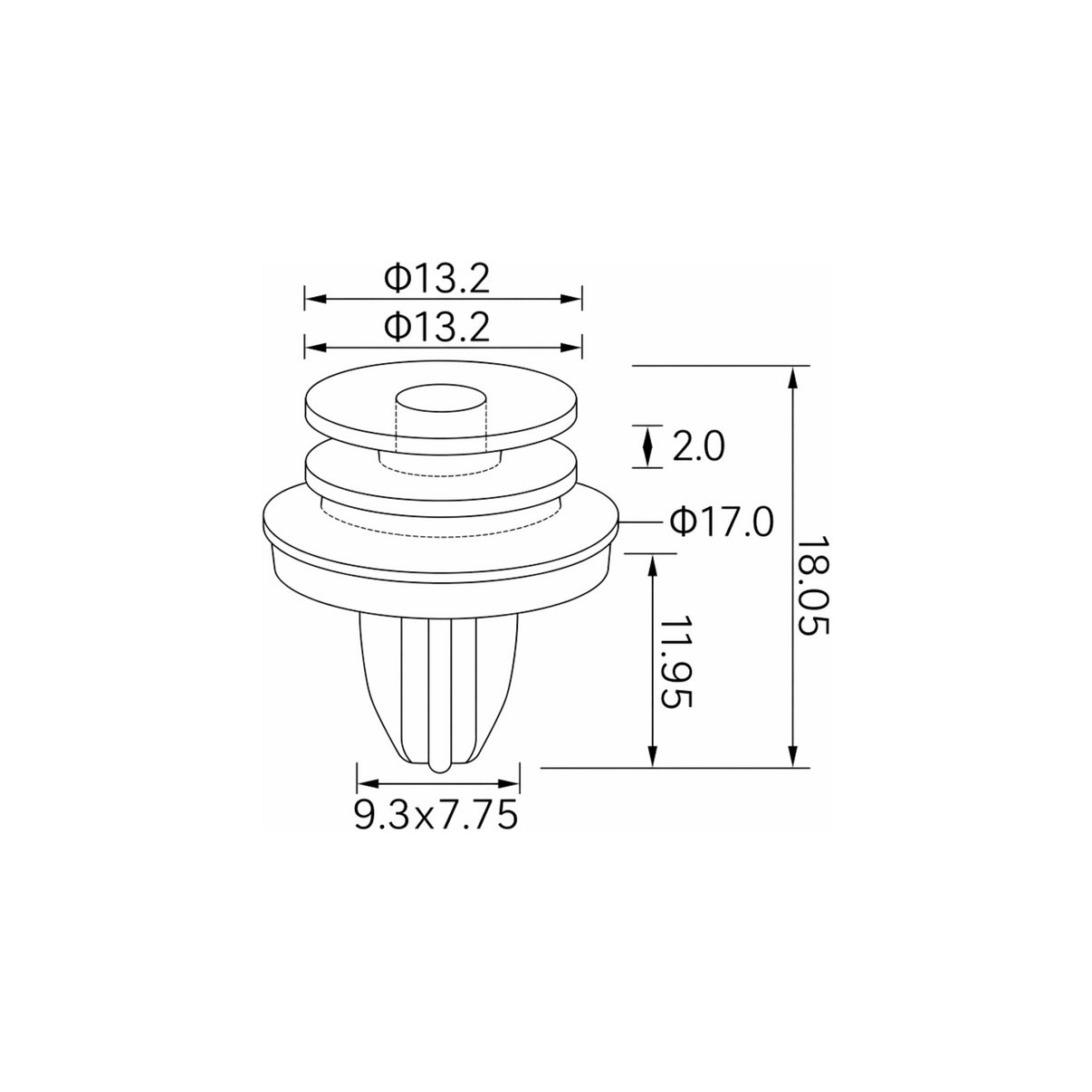 Fästclips – 10-pack
