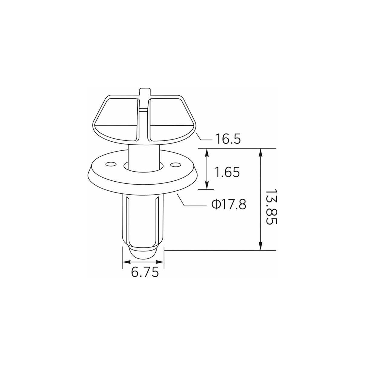 Fästclips – 10-pack