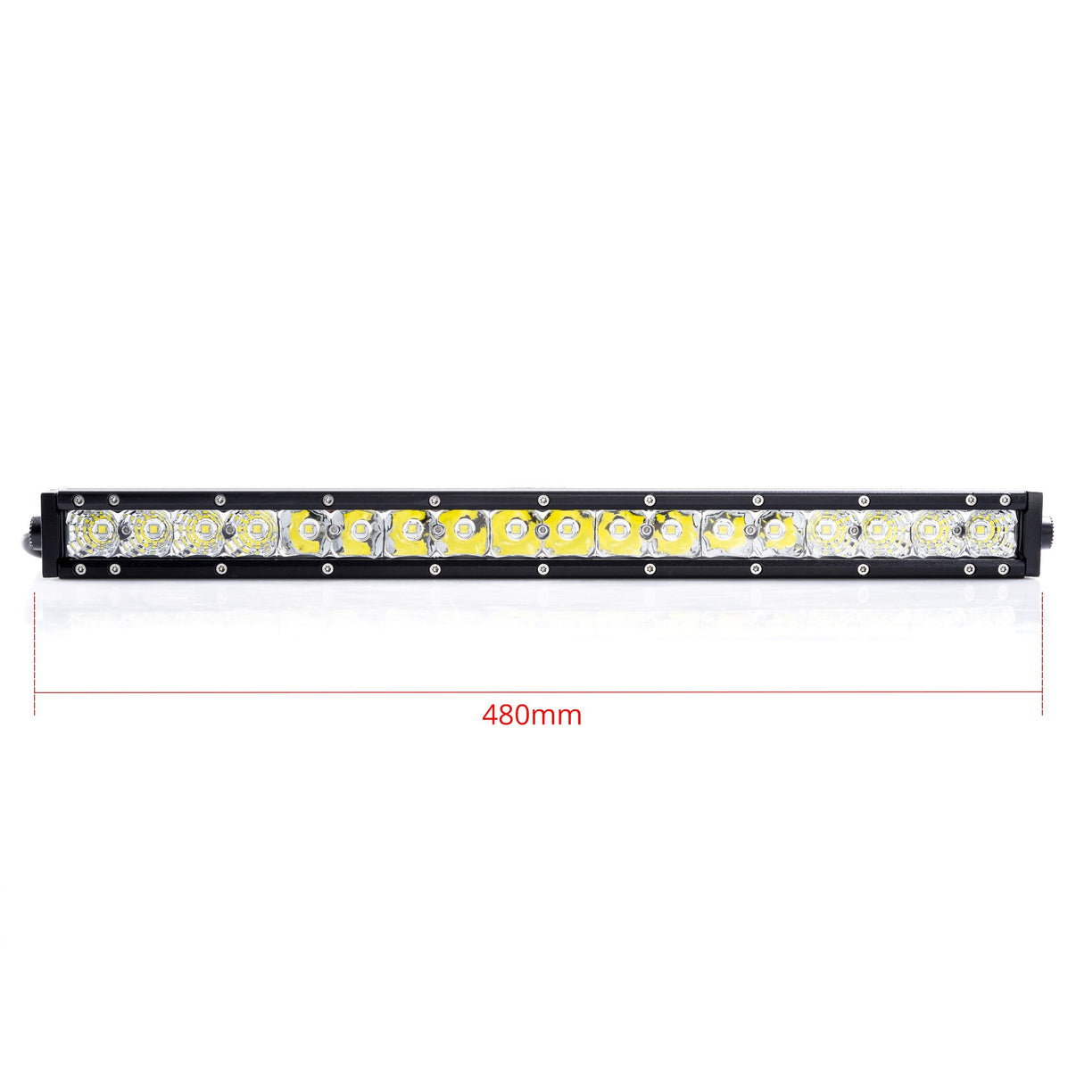 LED-arbetslampa – 90 W – 6000K – 18 LED – 6300 LM – 480 mm