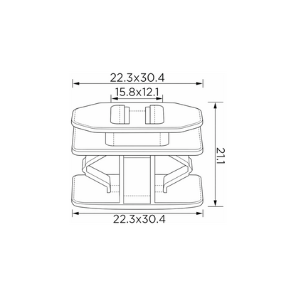Fästclips Ford Ecosport/Kuga II m.fl.