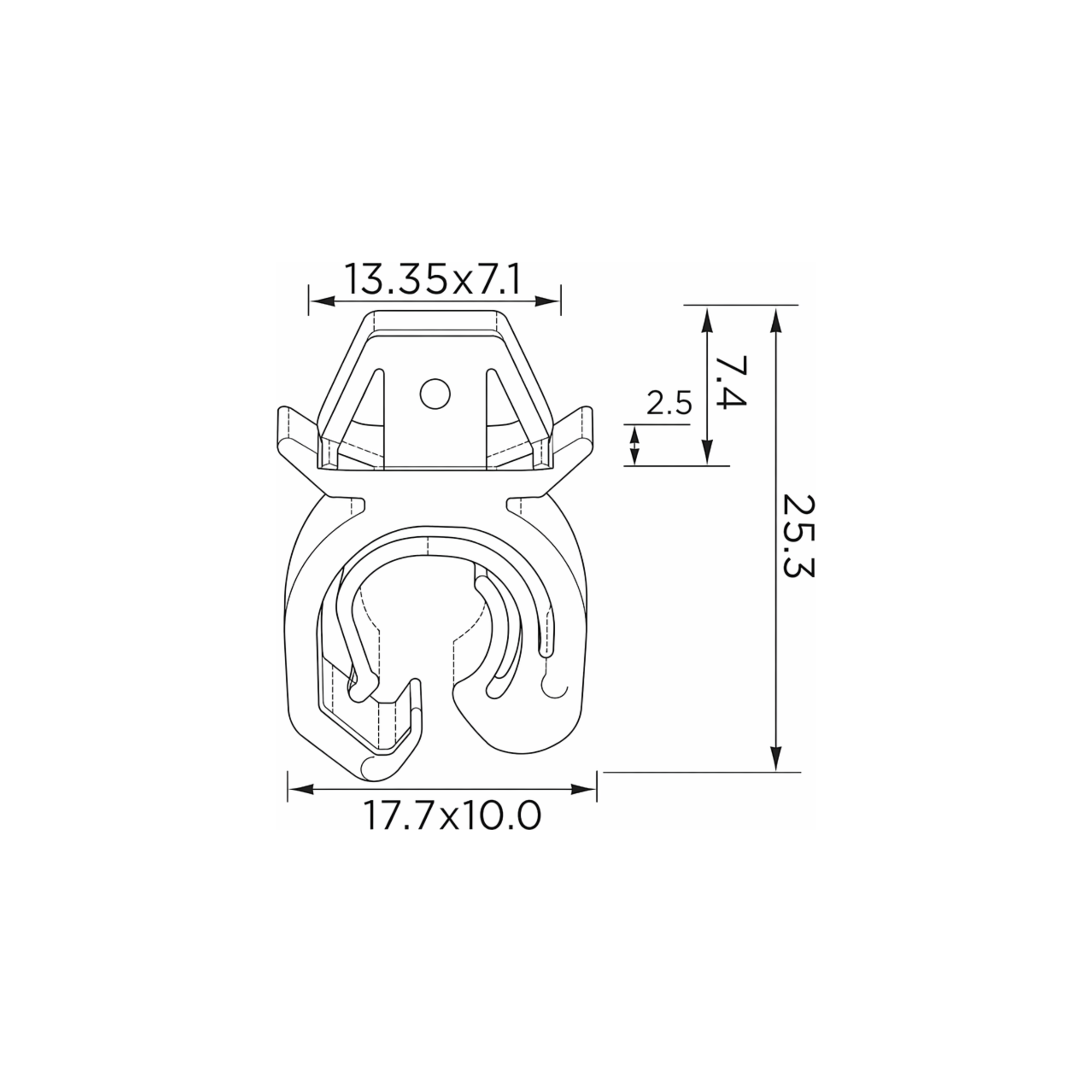 Fästclips Opel Corsa C/Tigra Coupé – 10-pack