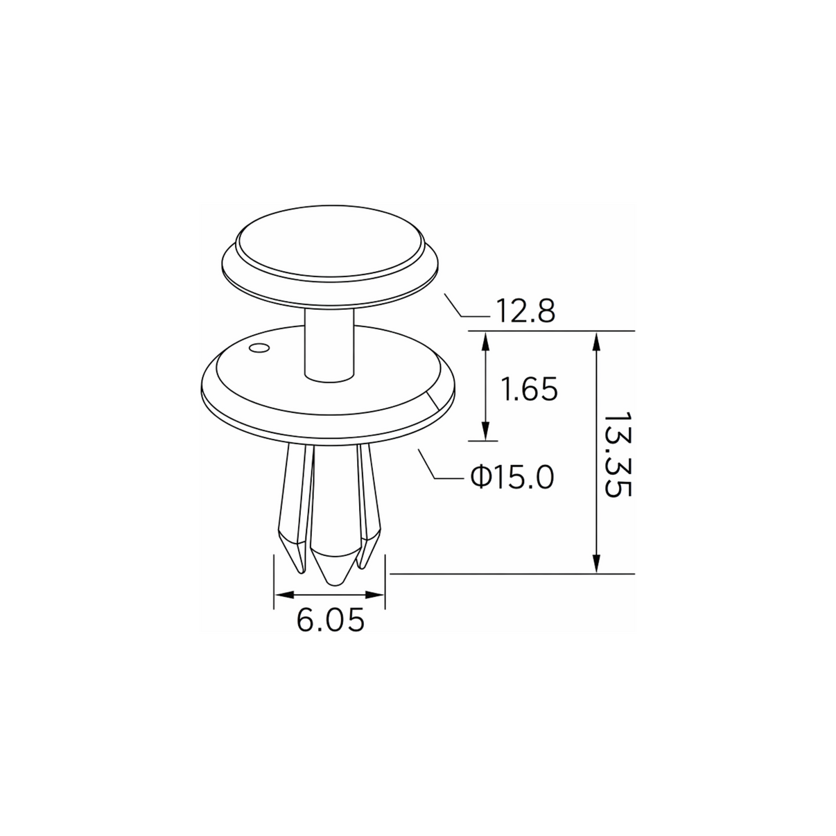 Fästclips – 10-pack – Stabil montering