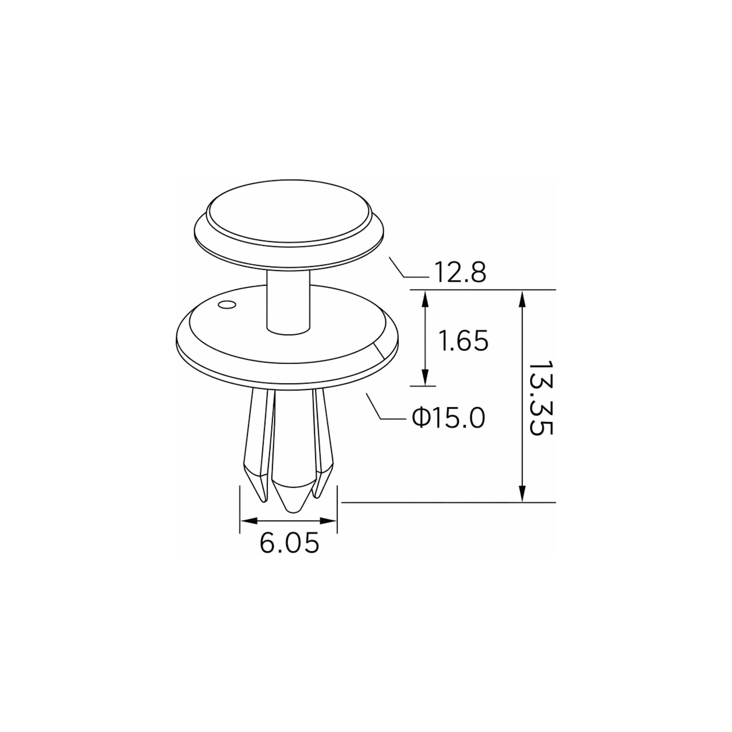 Fästclips – 10-pack – Stabil montering
