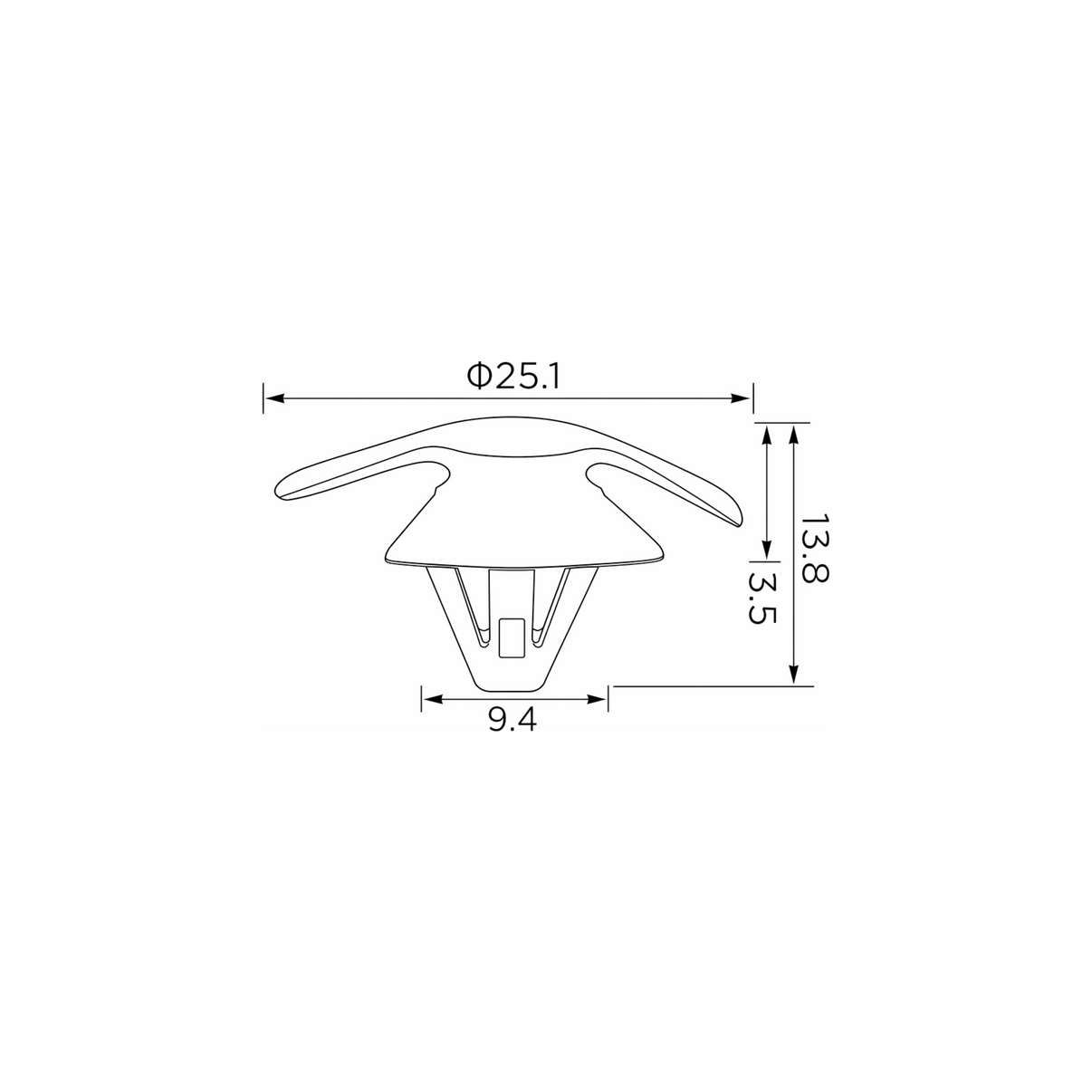Fästclips Toyota Highlander/Kluger/Sienna