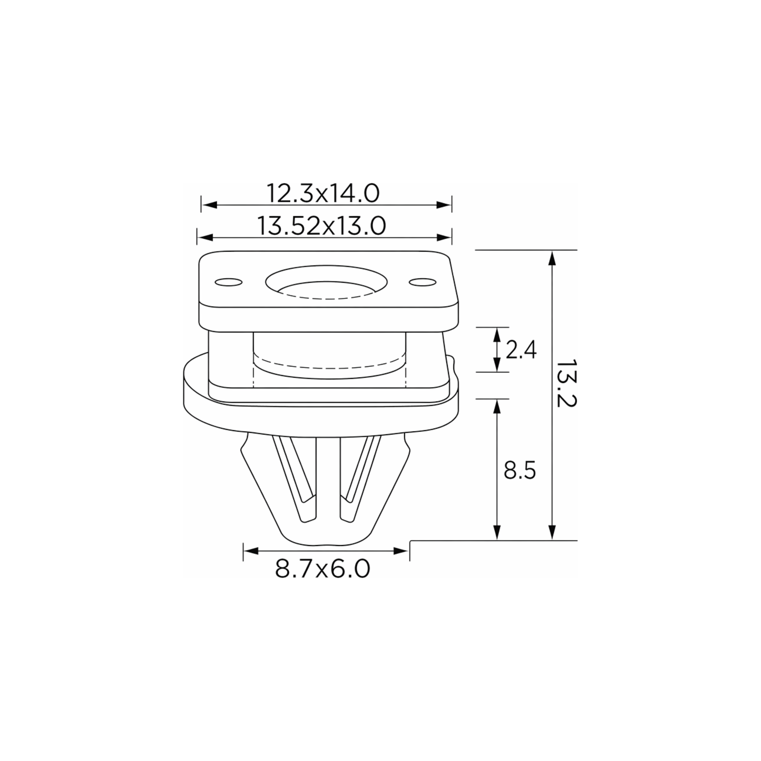 Fästclips – 10-pack