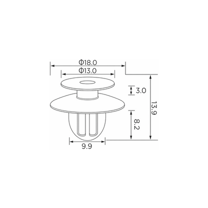 Fästclips – 10-pack