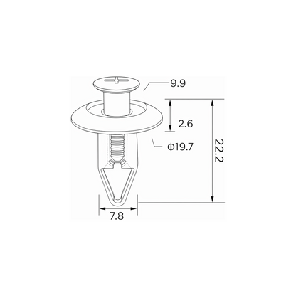 Fästclips – 10-pack