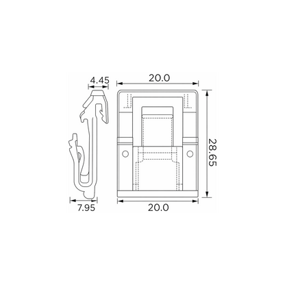 Fästclips – 10-pack