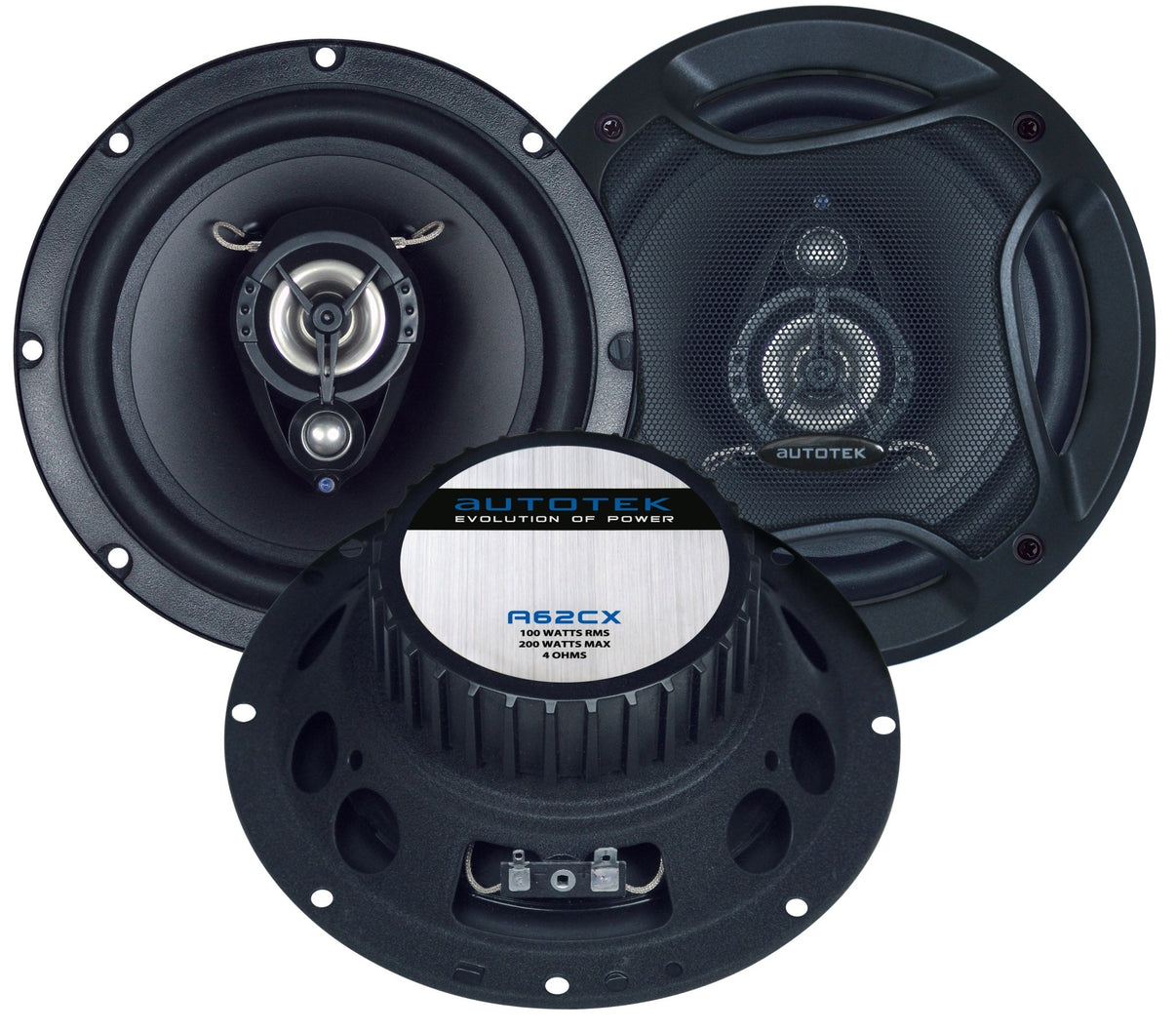 6.5" coaxialhögtalare 200W - Carlevel - Bilhögtalare