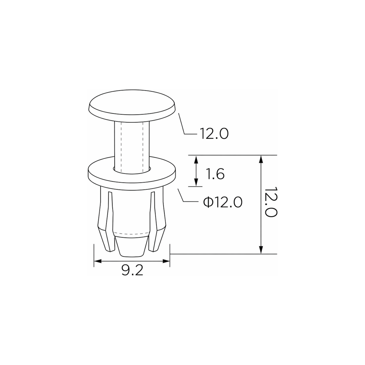 Fästclips Mercedes-Benz 190/Clk Coupé m.fl. – 10-pack