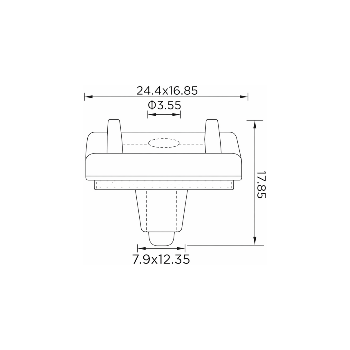 Fästclips Hyundai ix35/Tucson m.fl.