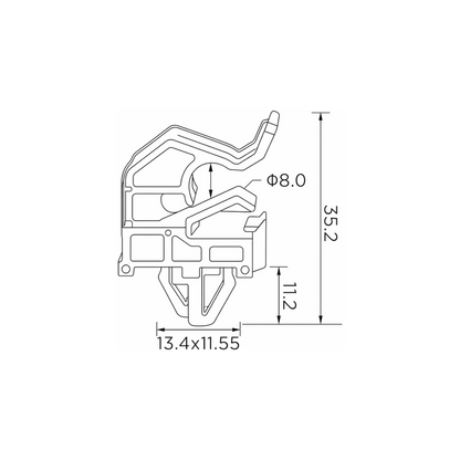 Fästclips Hyundai i10 I/i10 II m.fl.
