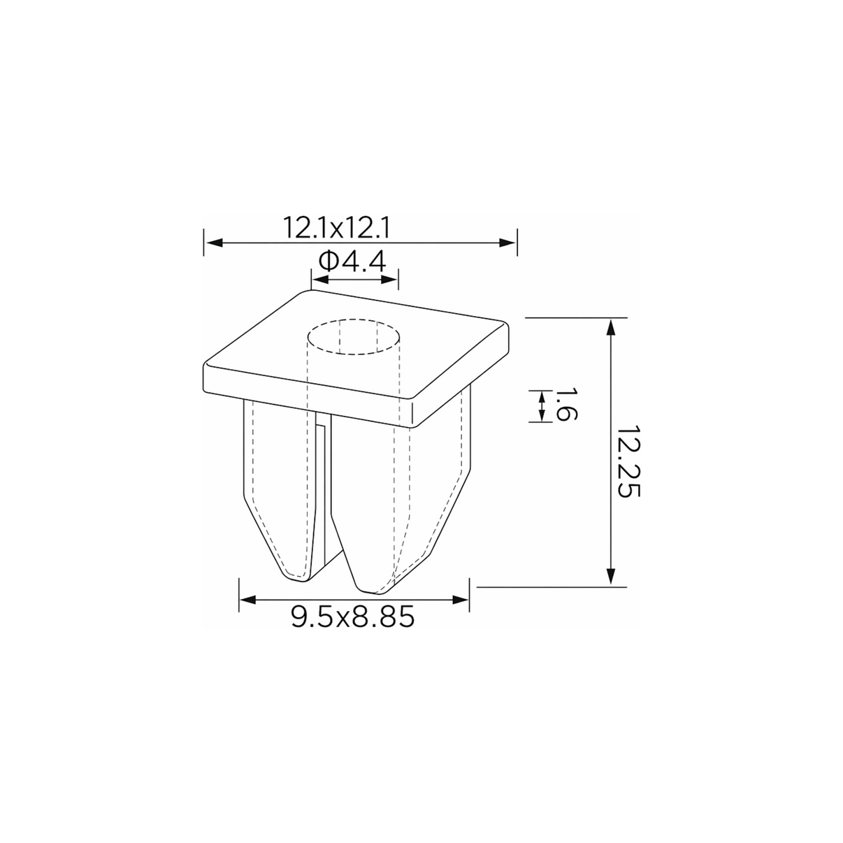 Fästclips – 10-pack