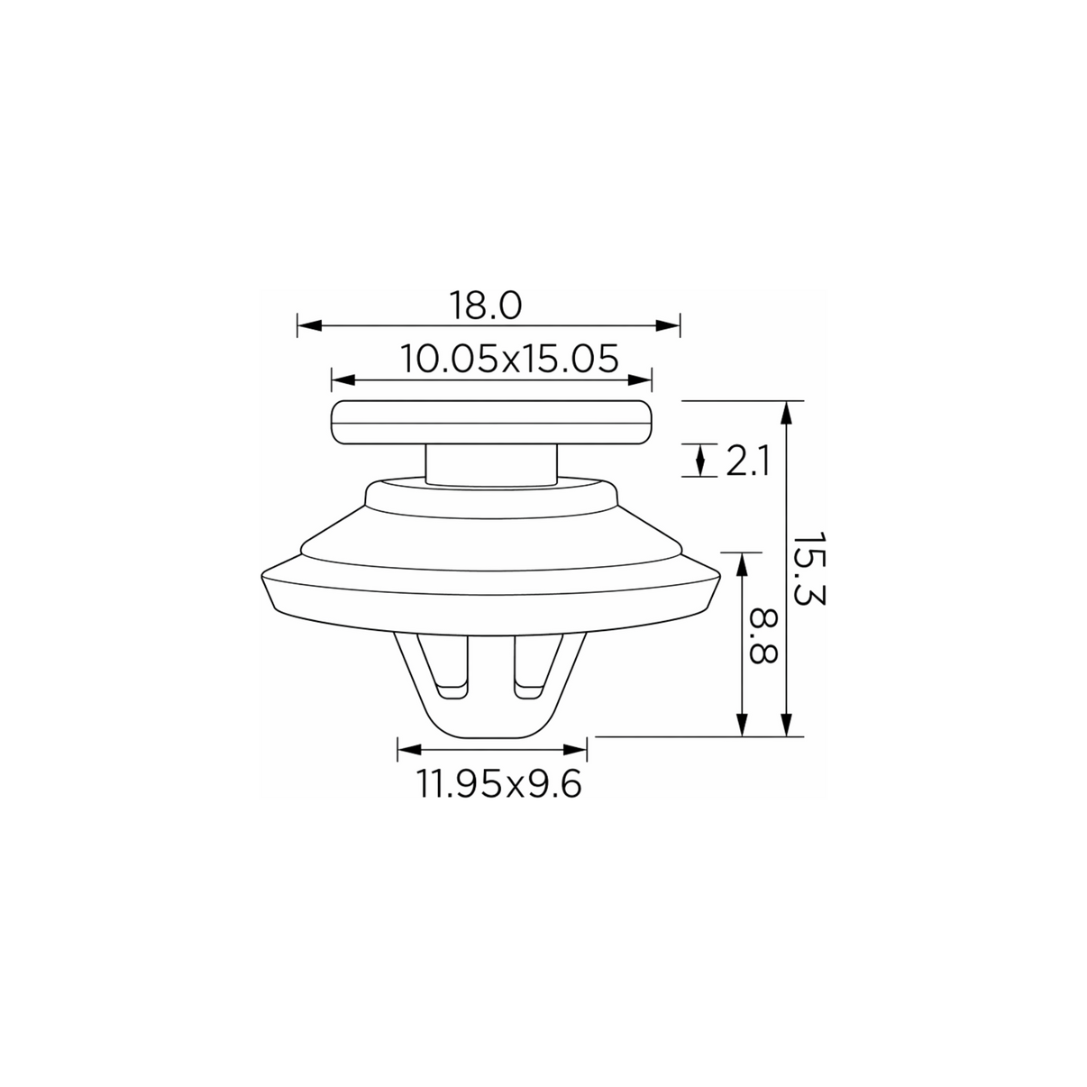 Fästclips Mazda CX-5 – fäste Stabilt fäste