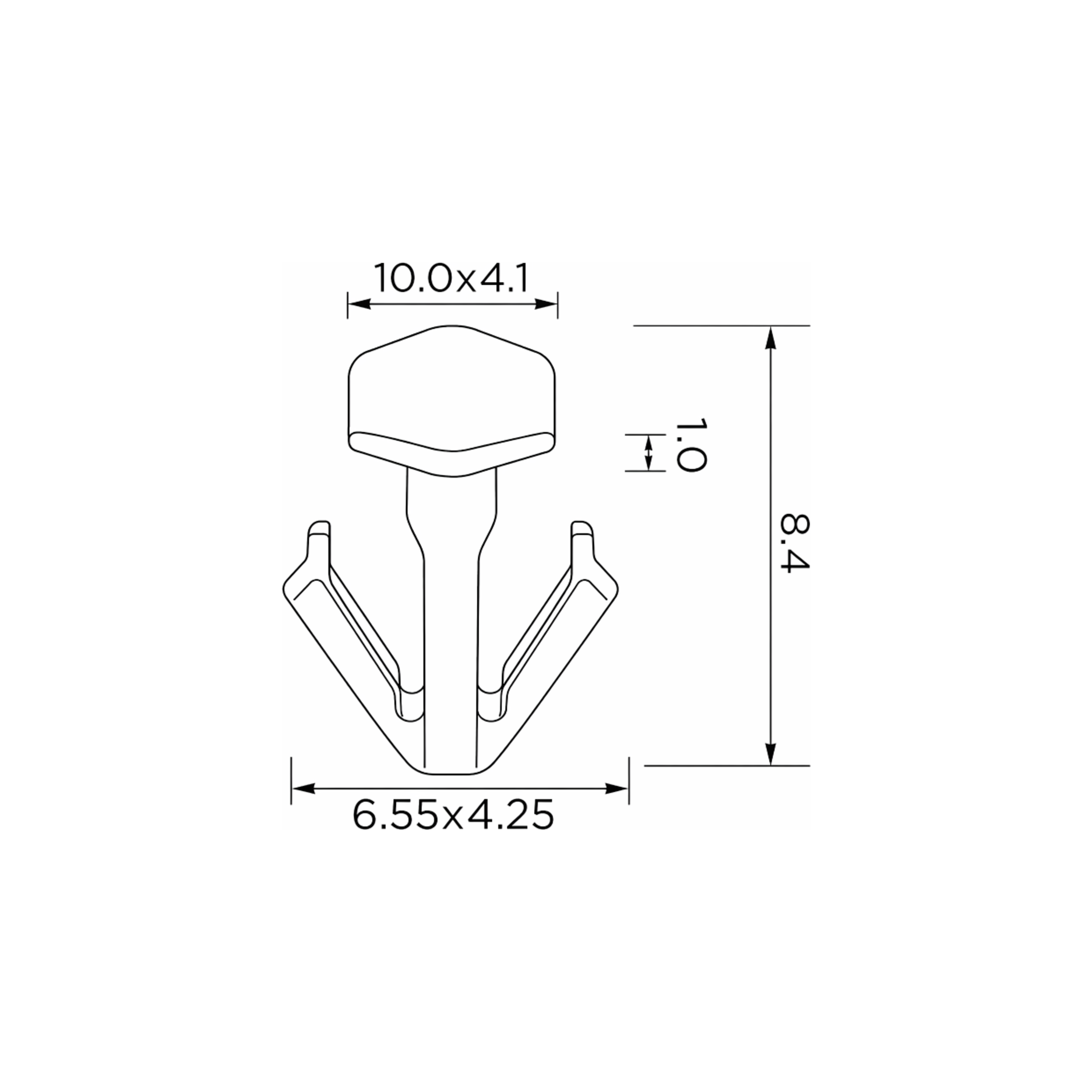 Fästclips Nissan Juke/Serena m.fl. – 10-pack