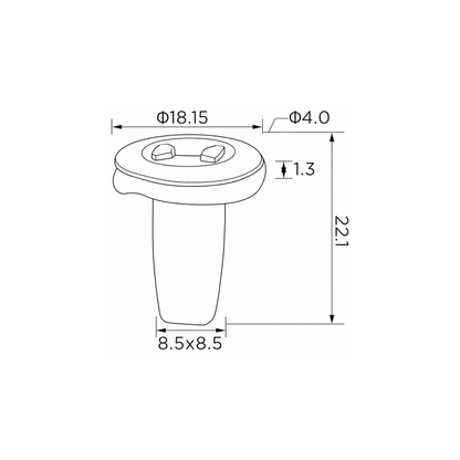 Fästclips – 10-pack