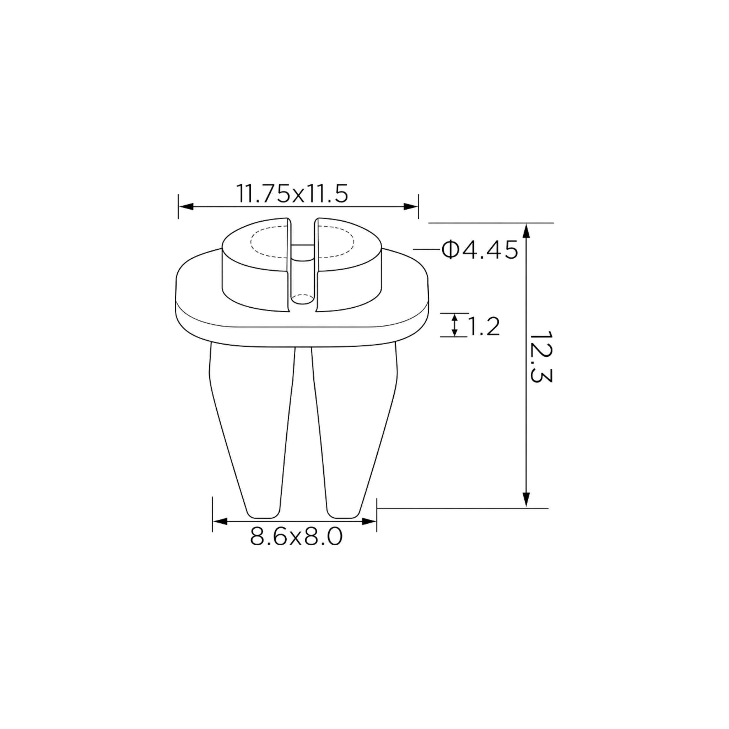 Fästclips Hyundai ix35/Tucson m.fl. – 10-pack