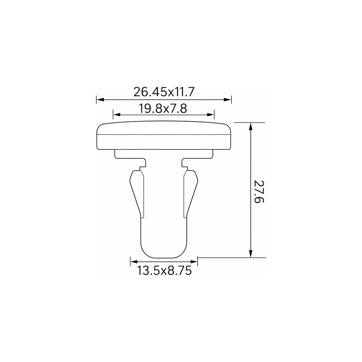 Fästclips VW Passat B7 – 10-pack